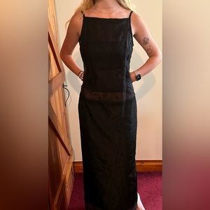 Gorgeous sexy Holly Golightly black lace long dress. In great condition.